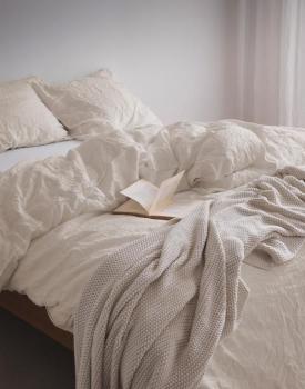 Preview: Marc O'Polo Leinen Bettwäsche "Valka" oatmeal