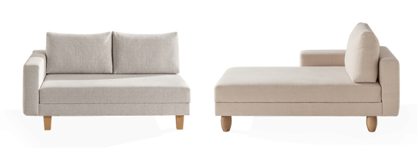 Das Natur-Schlafsofa ZEDULO Ottomane