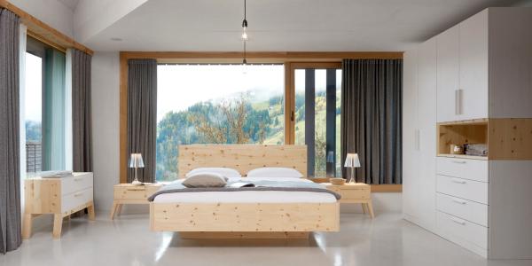 ZIRBEN Bett "Gardena" Gaderform