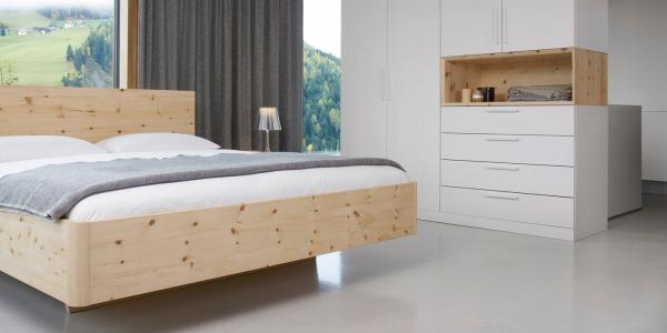 ZIRBEN Bett "Gardena" Gaderform